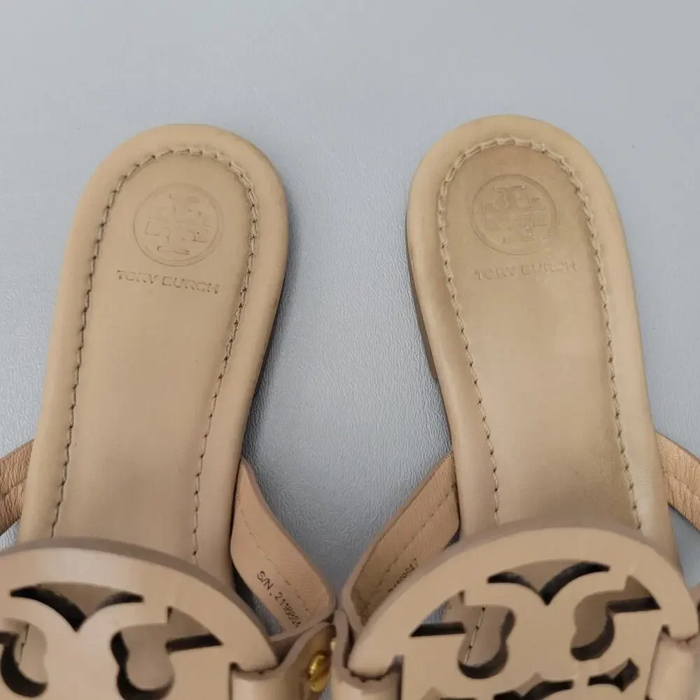 TORY BURCH Miller Light Make Up Patent Leather Sandals Size 9